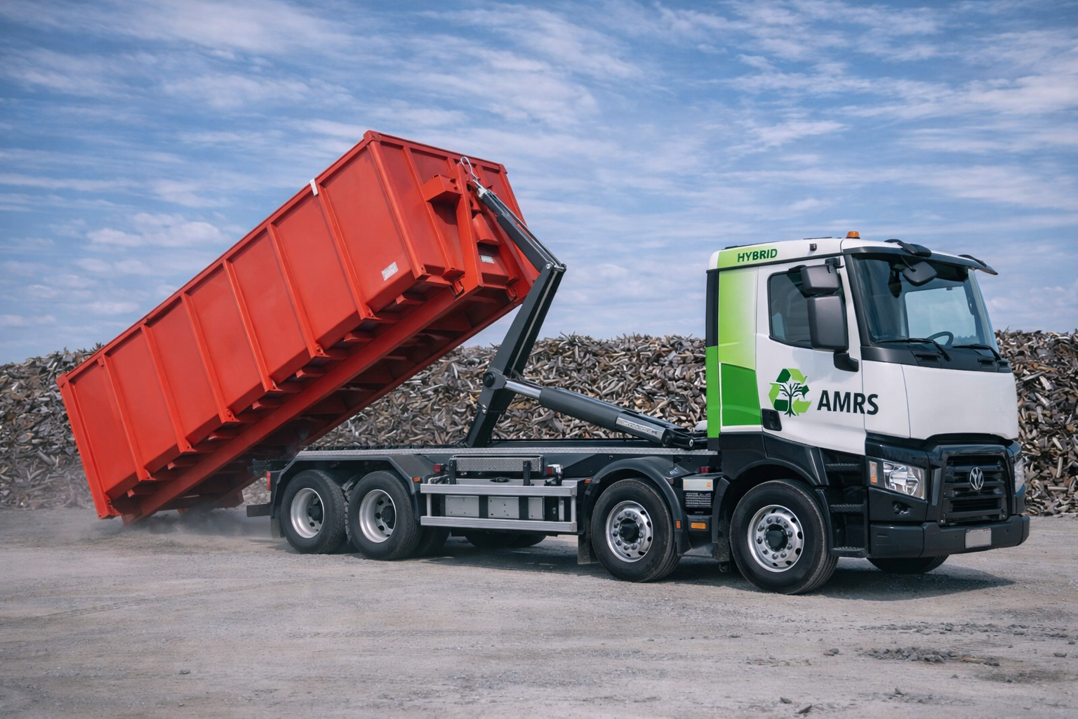 Transport et logistique location de bennes AMRS Recyclage
